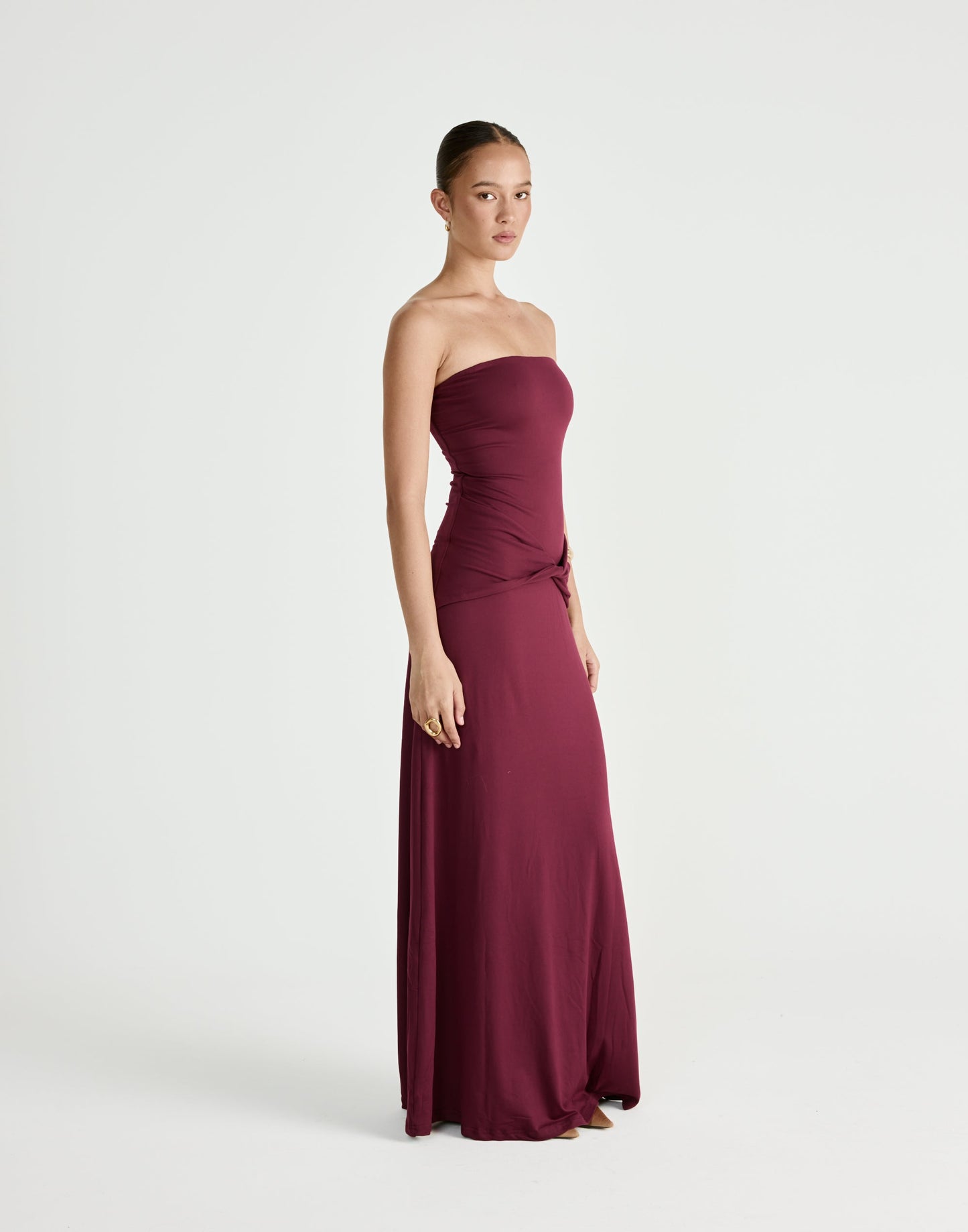 Edela Maxi Dress (Plum)
