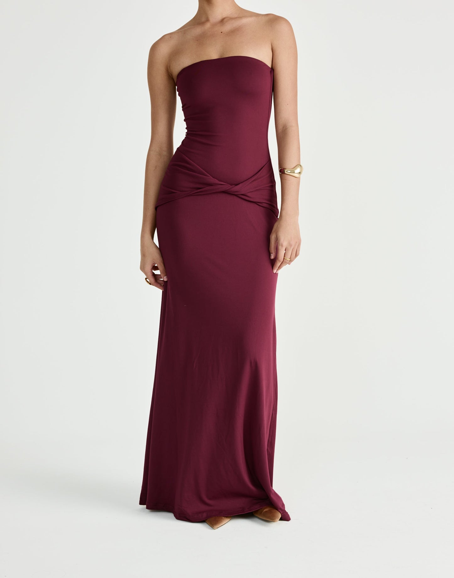 Edela Maxi Dress (Plum)
