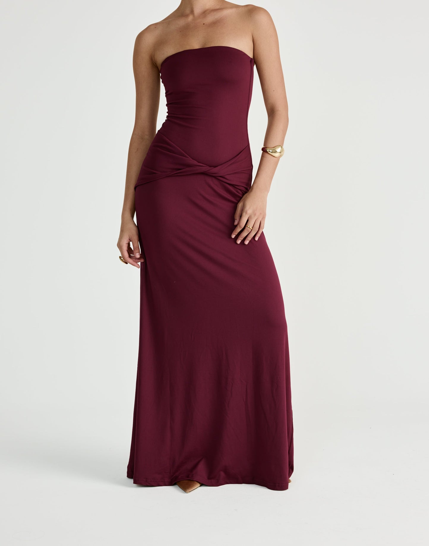 Edela Maxi Dress (Plum)