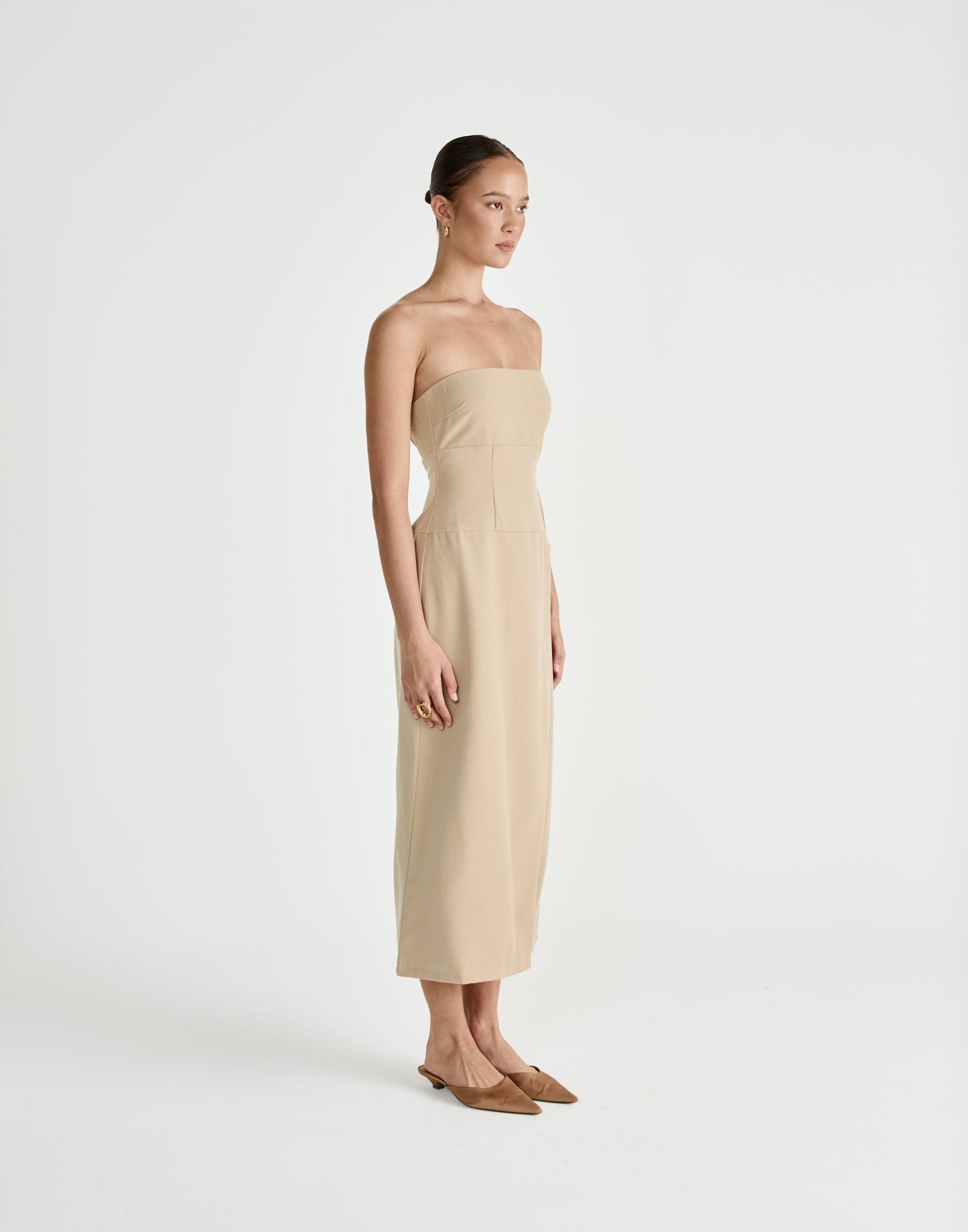 Shea Midi Dress (Honey)