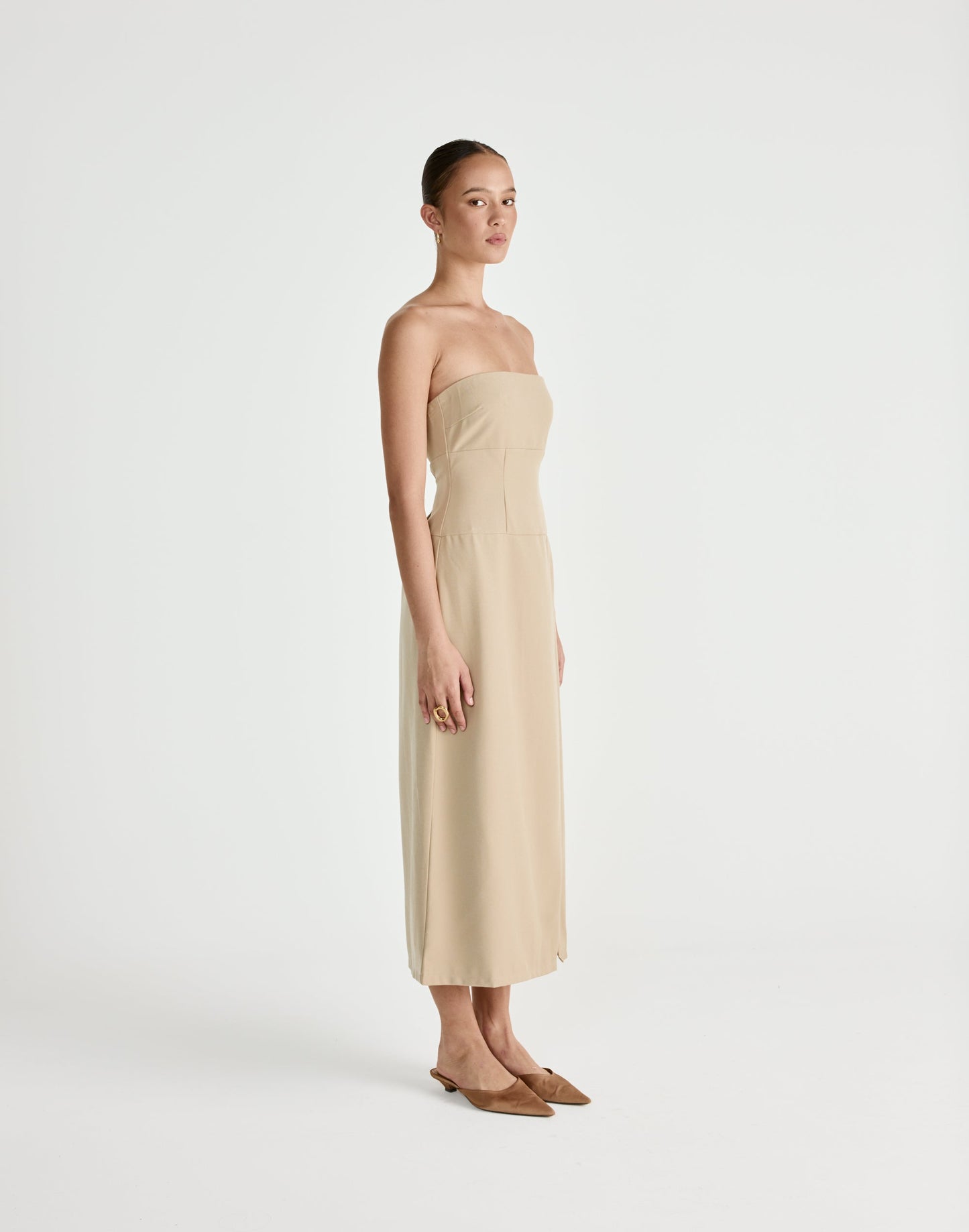 Shea Midi Dress (Honey)