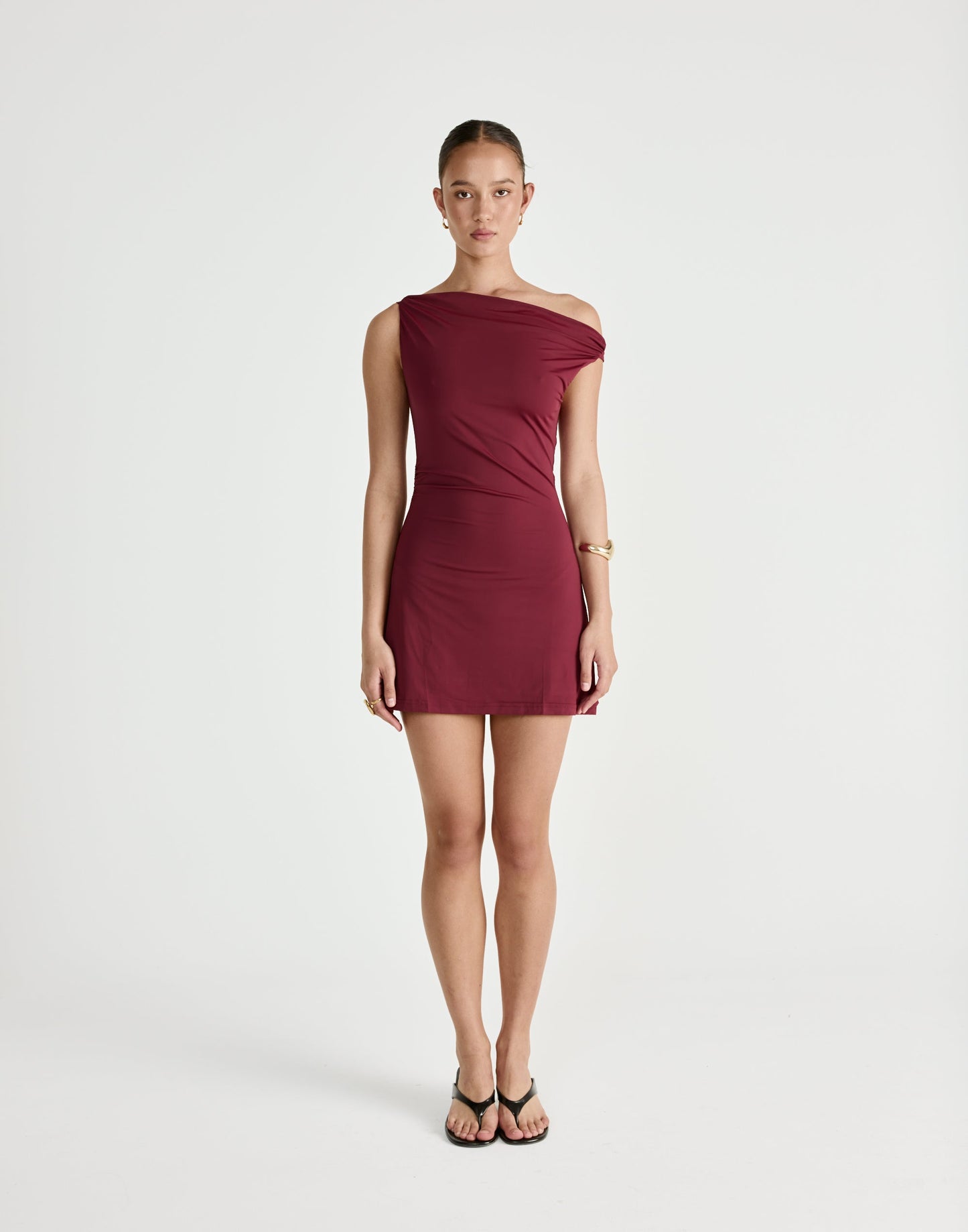 Keegan Mini Dress (Plum)