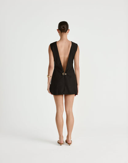 Cedric Mini Dress (Black)