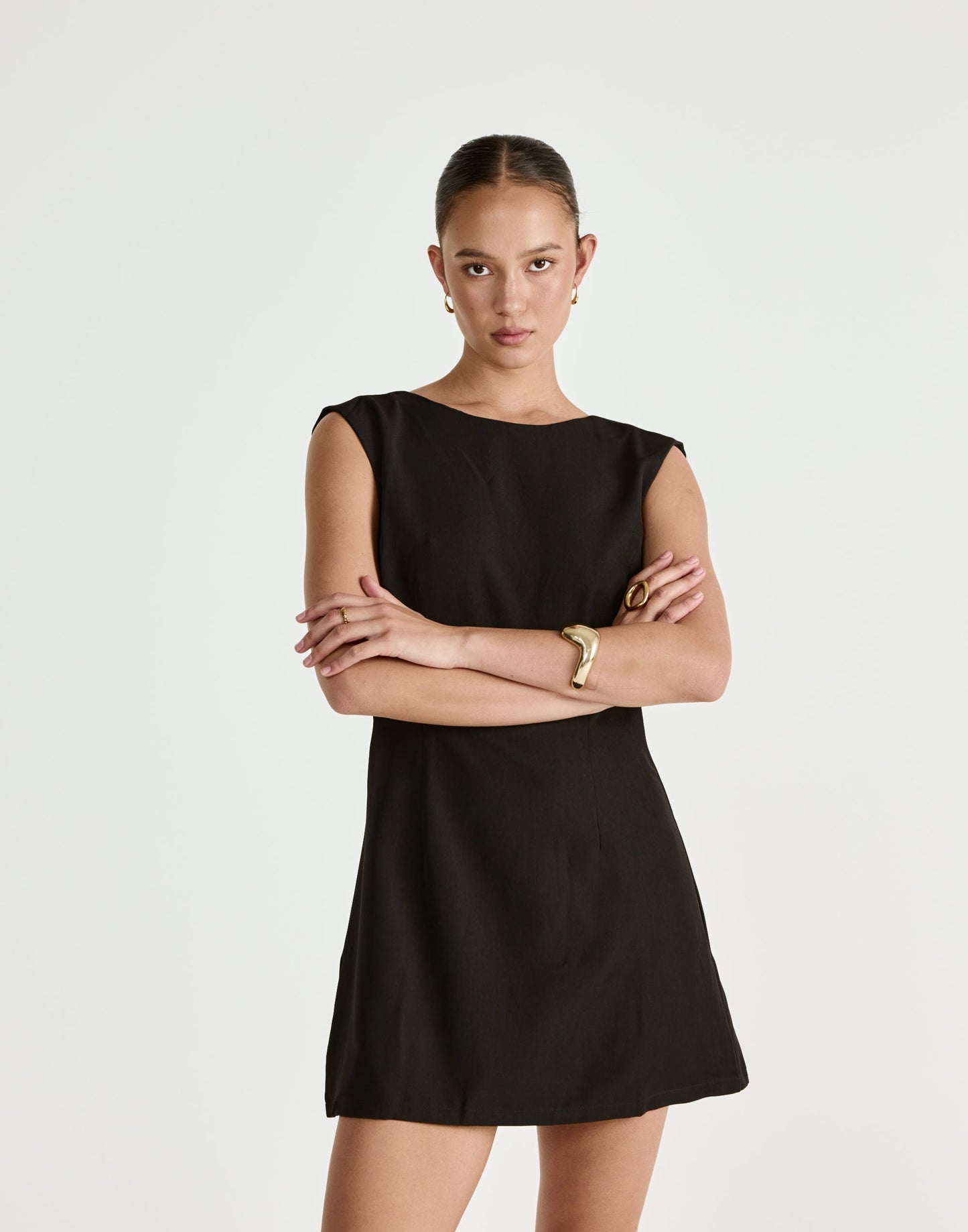 Cedric Mini Dress (Black)
