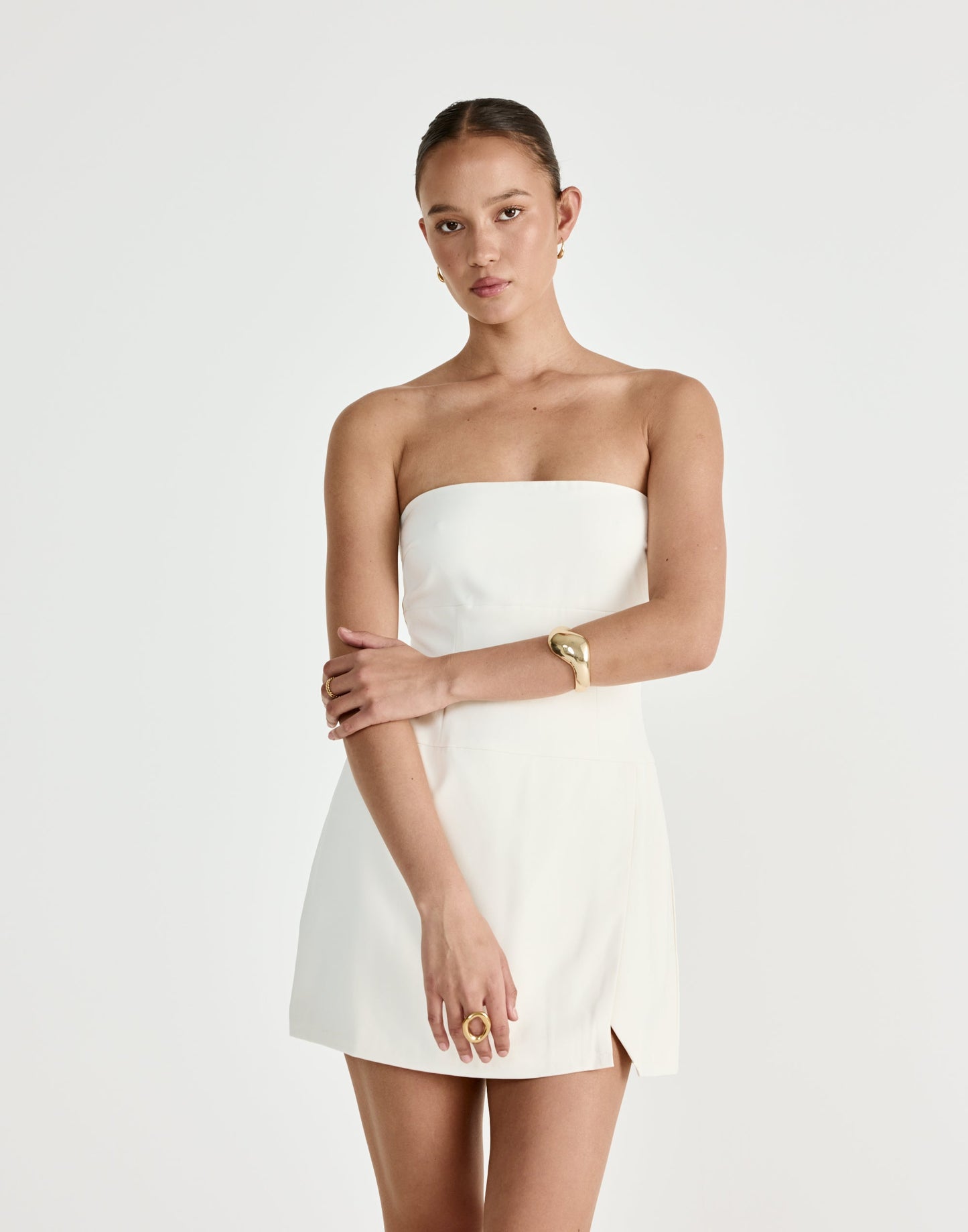 Shea Mini Dress (Oat)