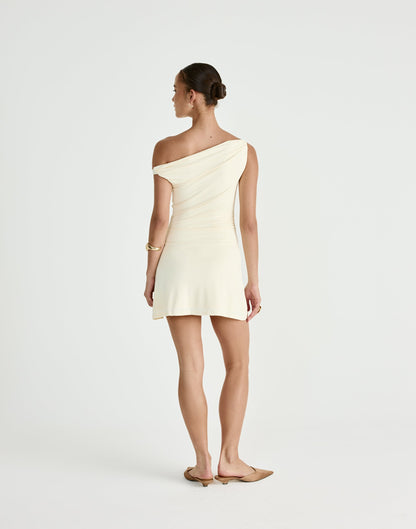Keegan Mini Dress (Cream)