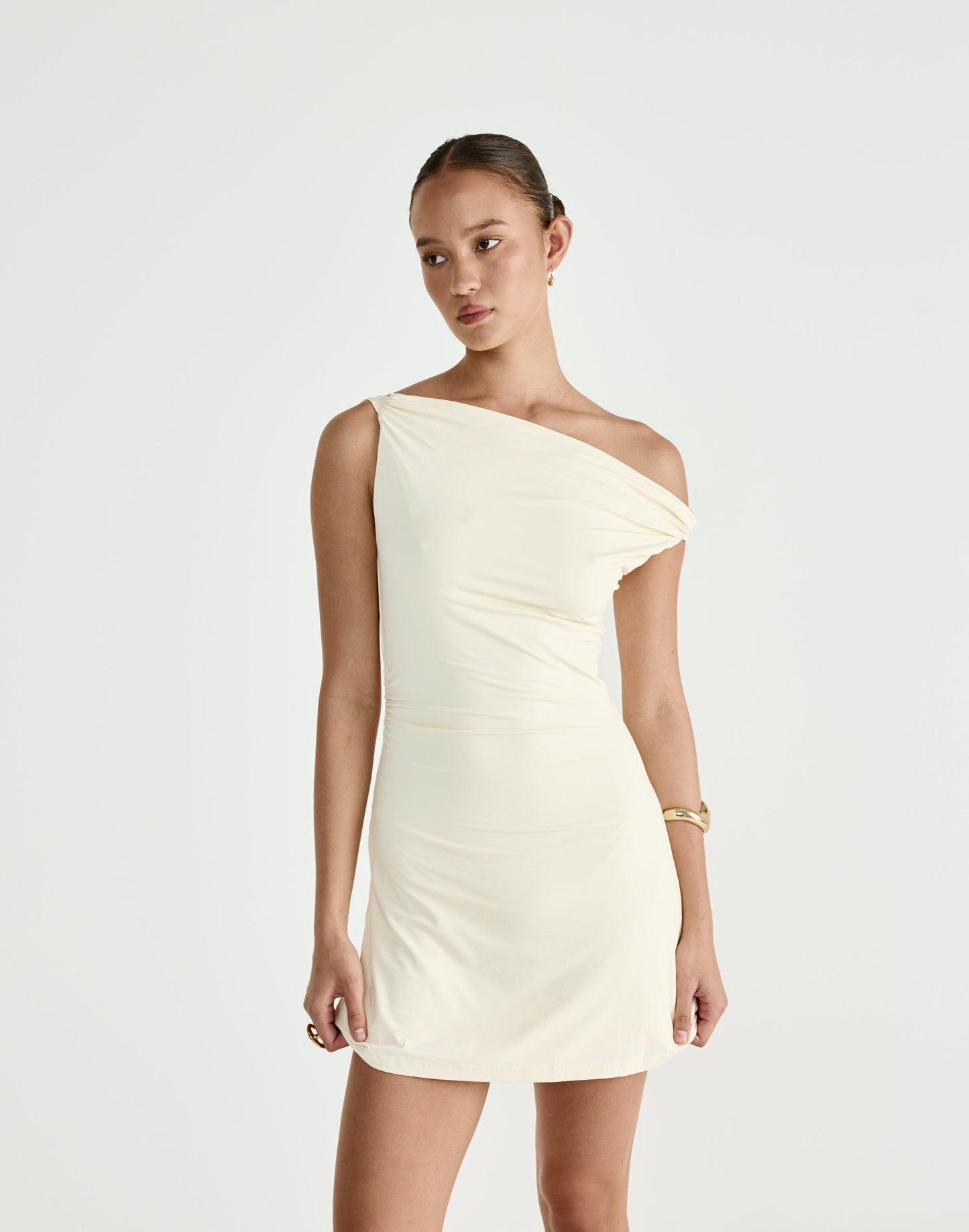 Keegan Mini Dress (Cream)