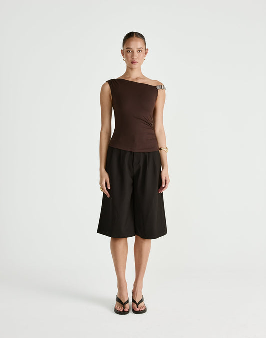 Lundy Top (Chocolate)