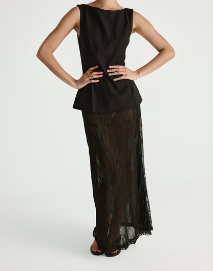 Sita Maxi Skirt (Black)