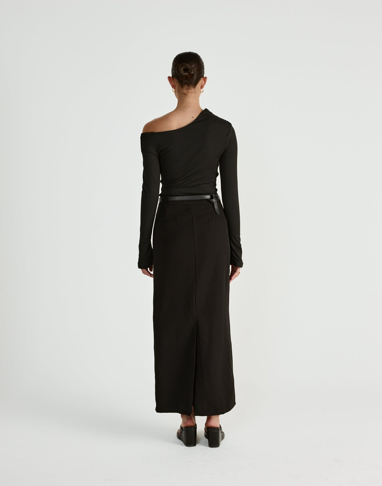 Ozias Long Sleeve Top (Black)