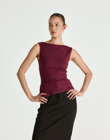 Amanda Top (Plum)