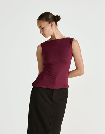 Amanda Top (Plum)