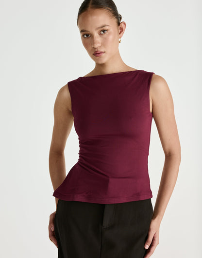 Amanda Top (Plum)