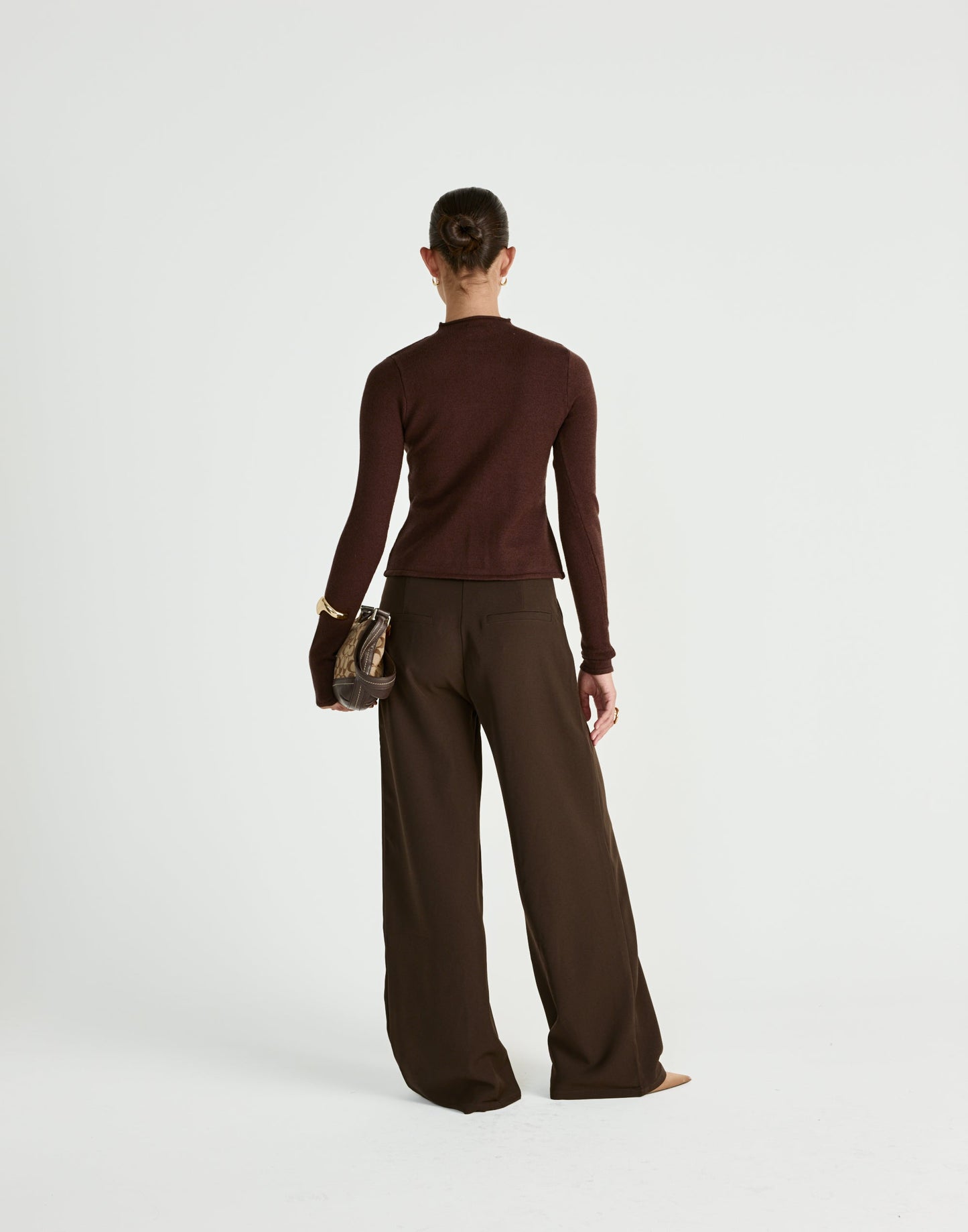 Coen Long Sleeve Top (Chocolate)