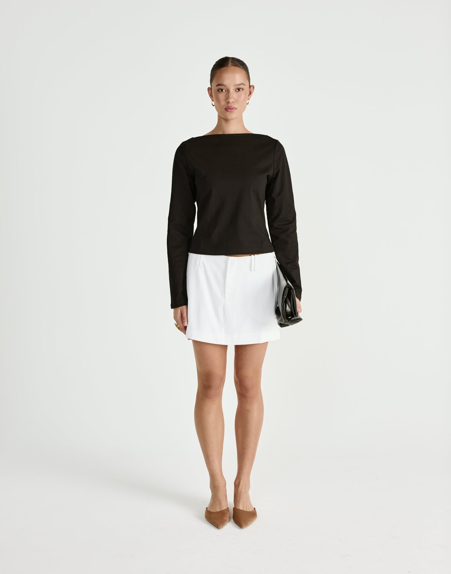 Mariano Long Sleeve Top (Black)