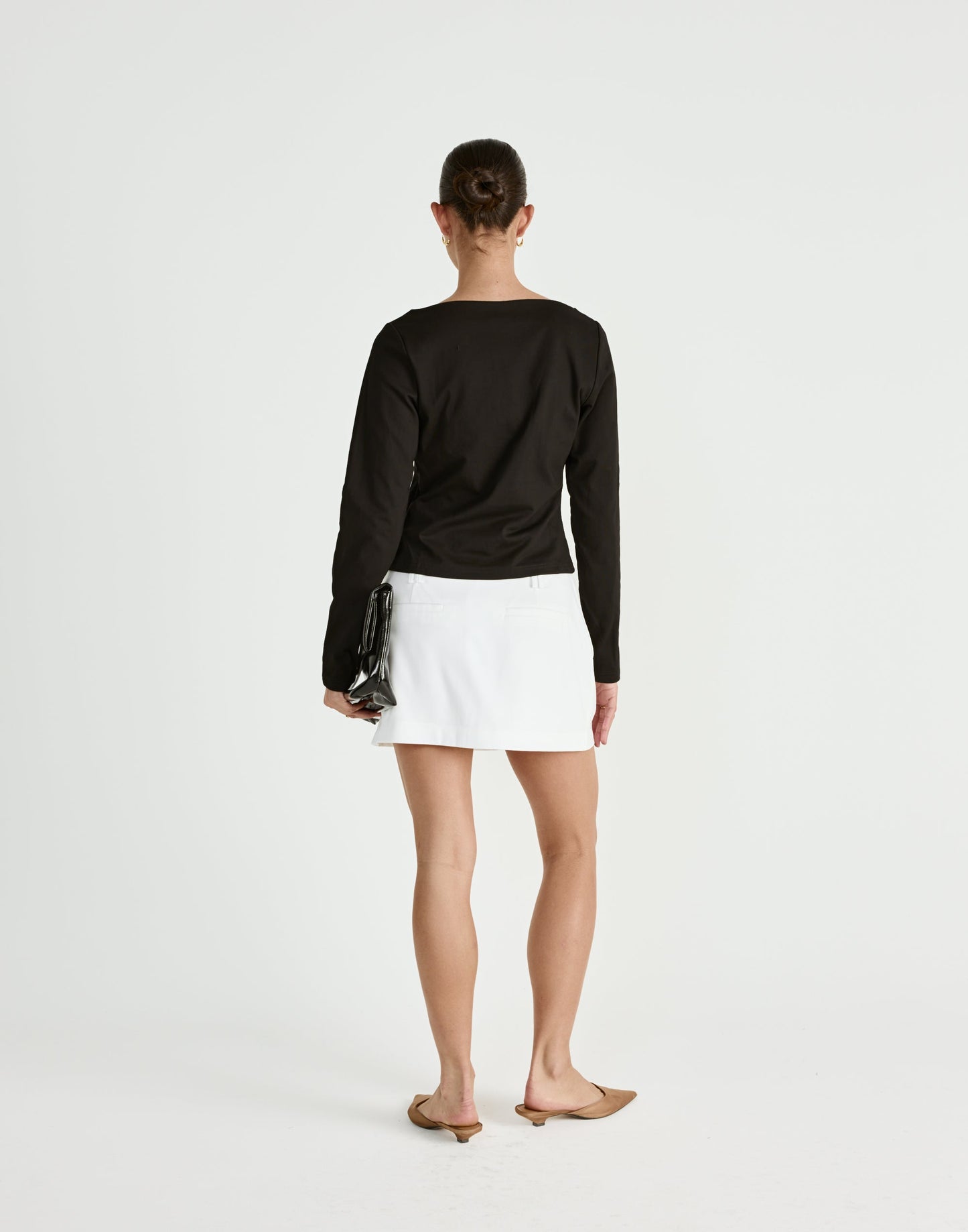 Lettie Mini Skirt (White)