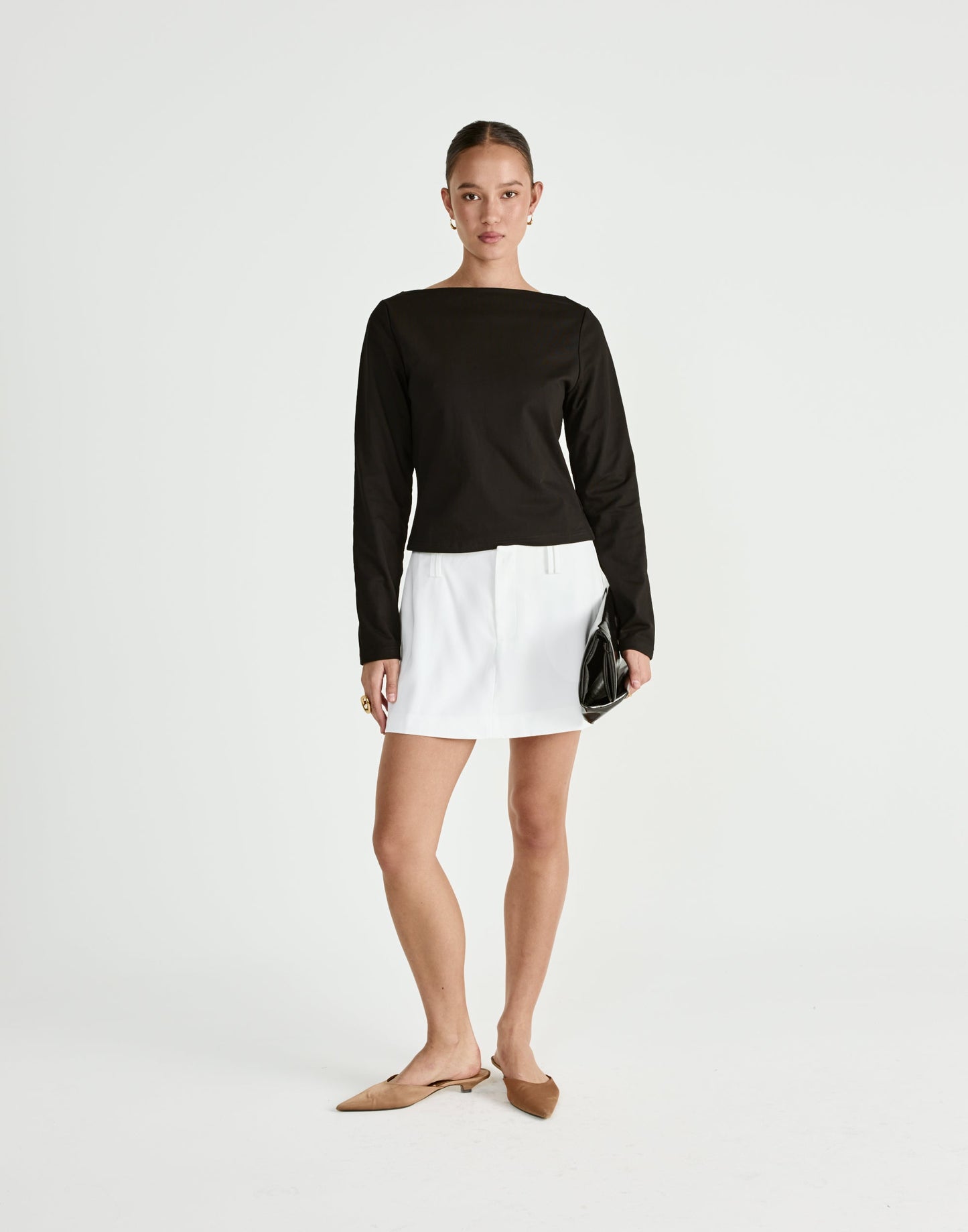 Mariano Long Sleeve Top (Black)