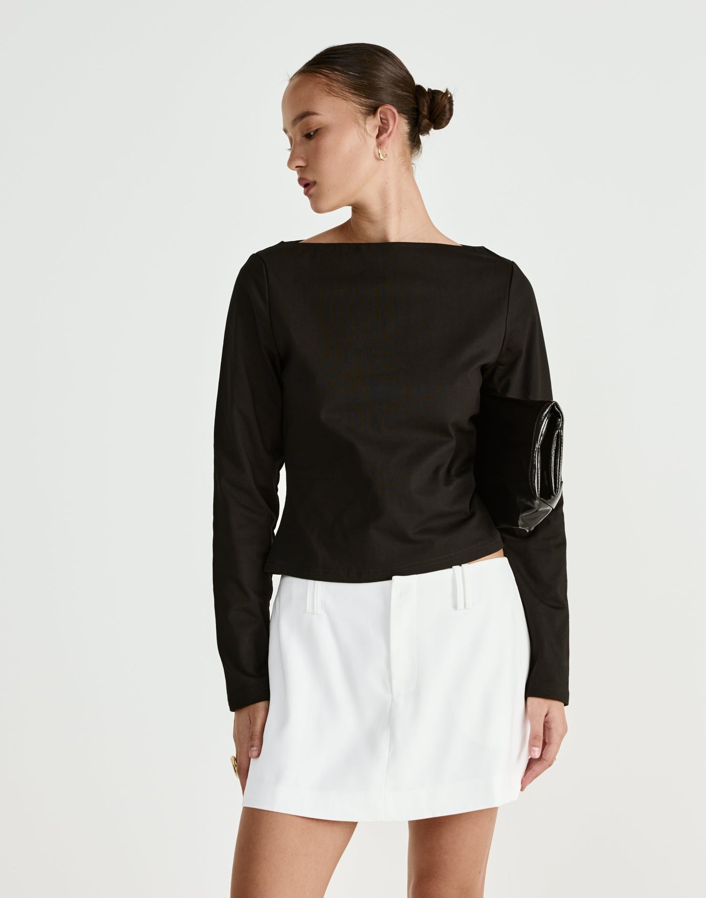 Lettie Mini Skirt (White)