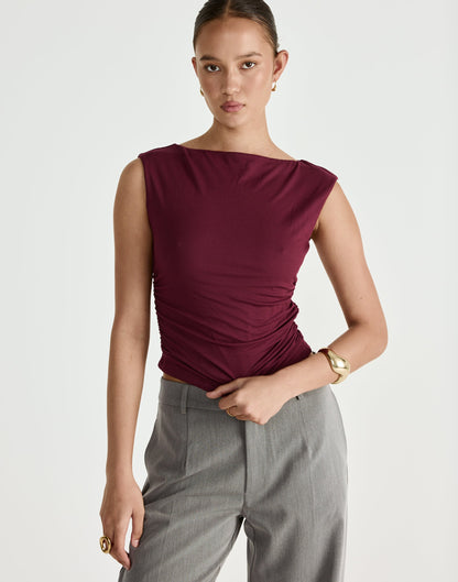 Kellan Top (Plum)