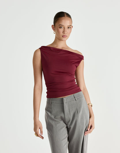 Keegan Top (Plum)