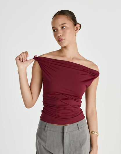 Keegan Top (Plum)