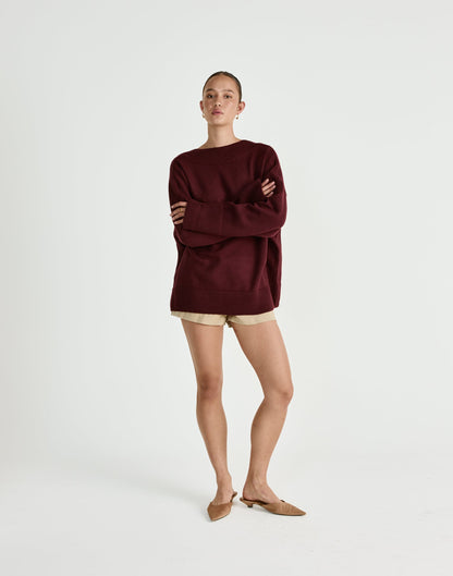 Rogelio Jumper (Plum)