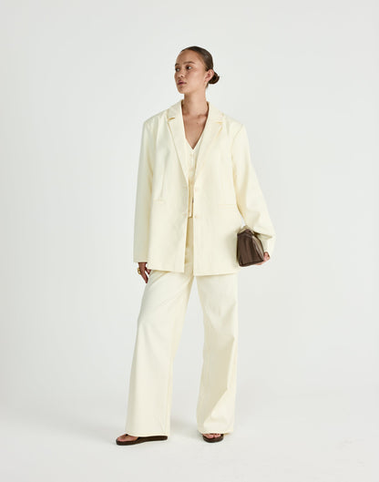 Taylah Blazer (Lemon)