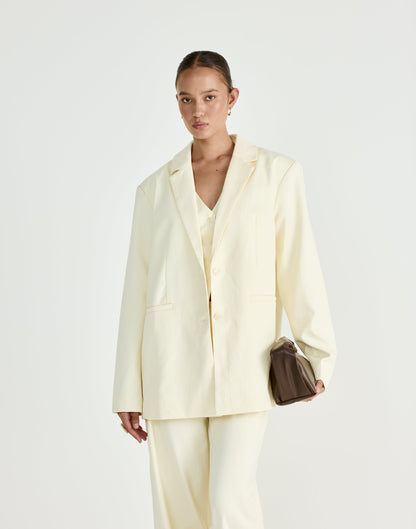 Taylah Blazer (Lemon)
