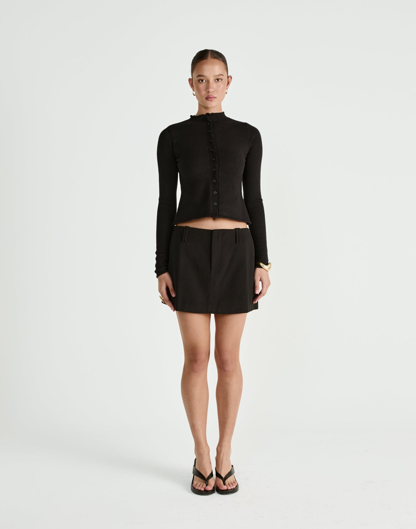 Lettie Mini Skirt (Black)