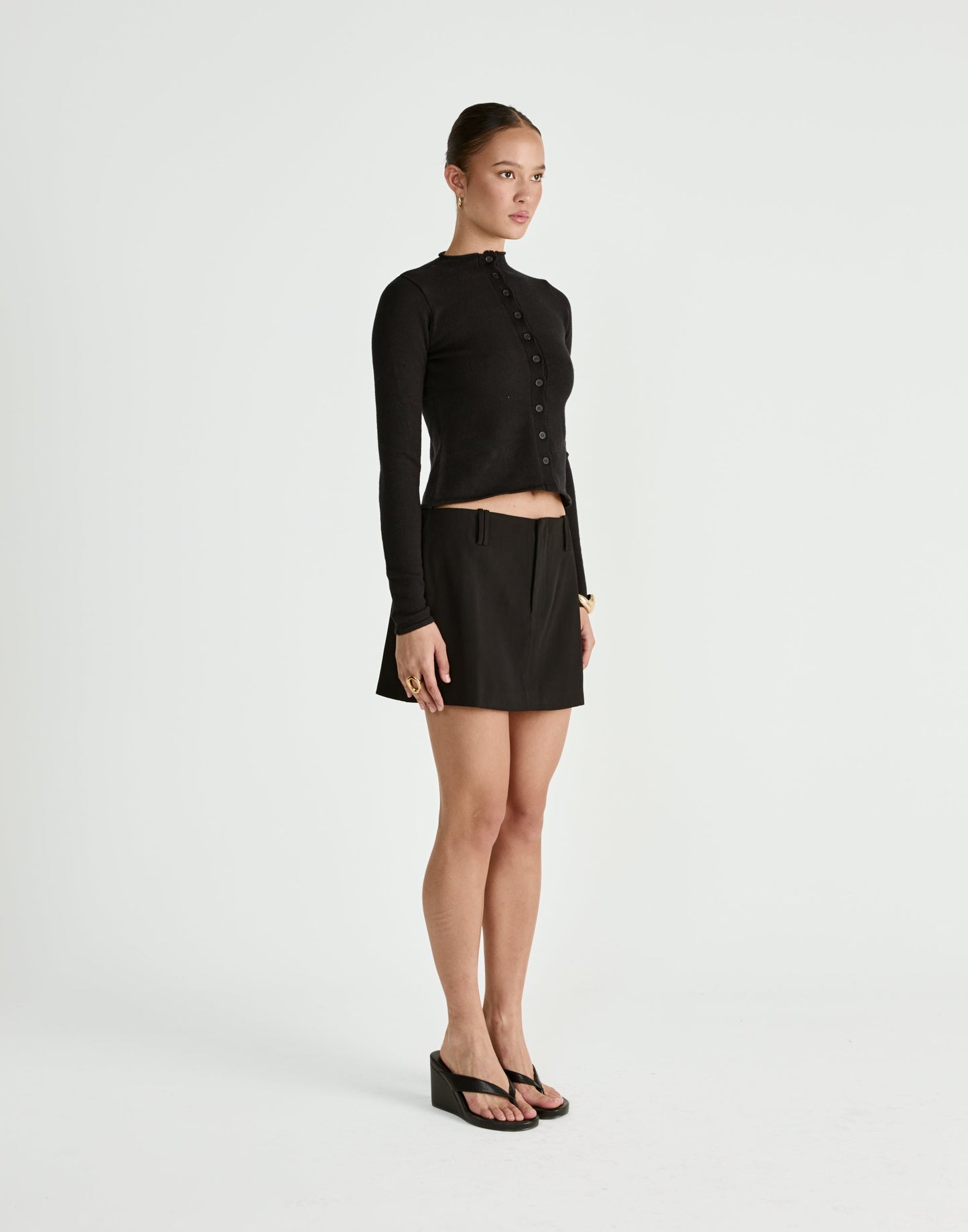 Lettie Mini Skirt (Black)