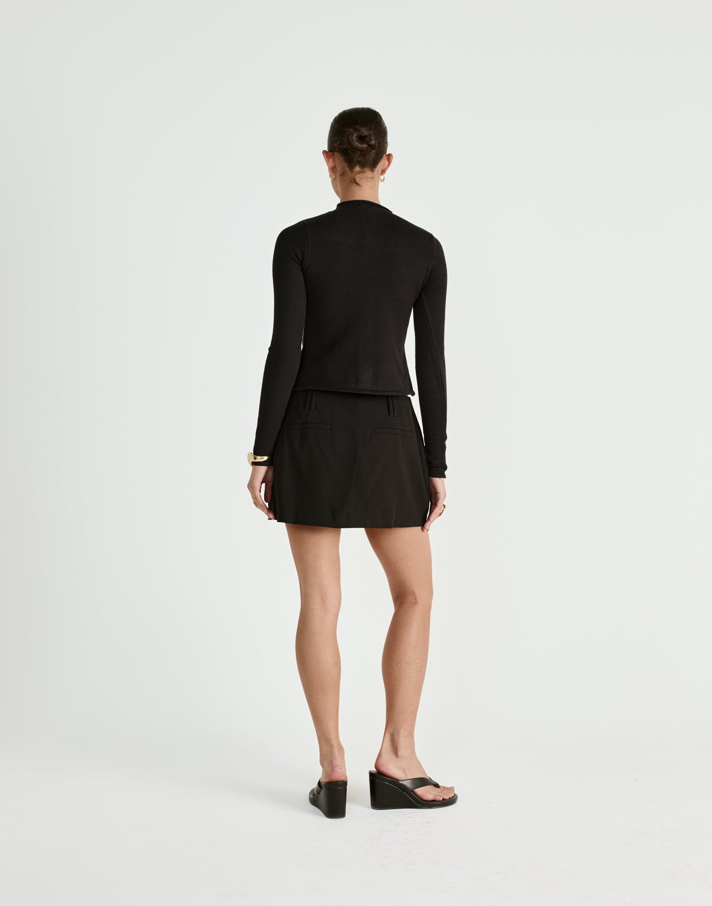 Lettie Mini Skirt (Black)