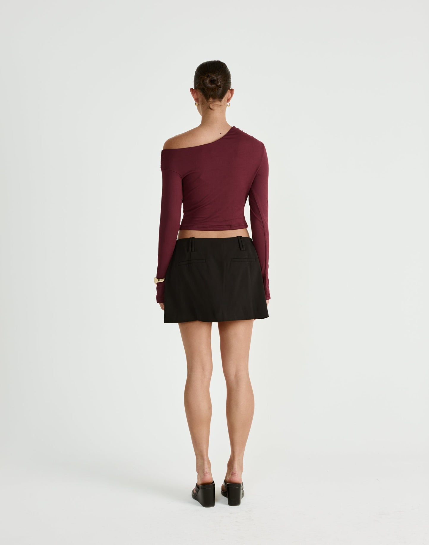 Ozias Long Sleeve Top (Plum)