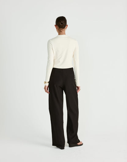 Dimitri Long Sleeve Top (Oat)