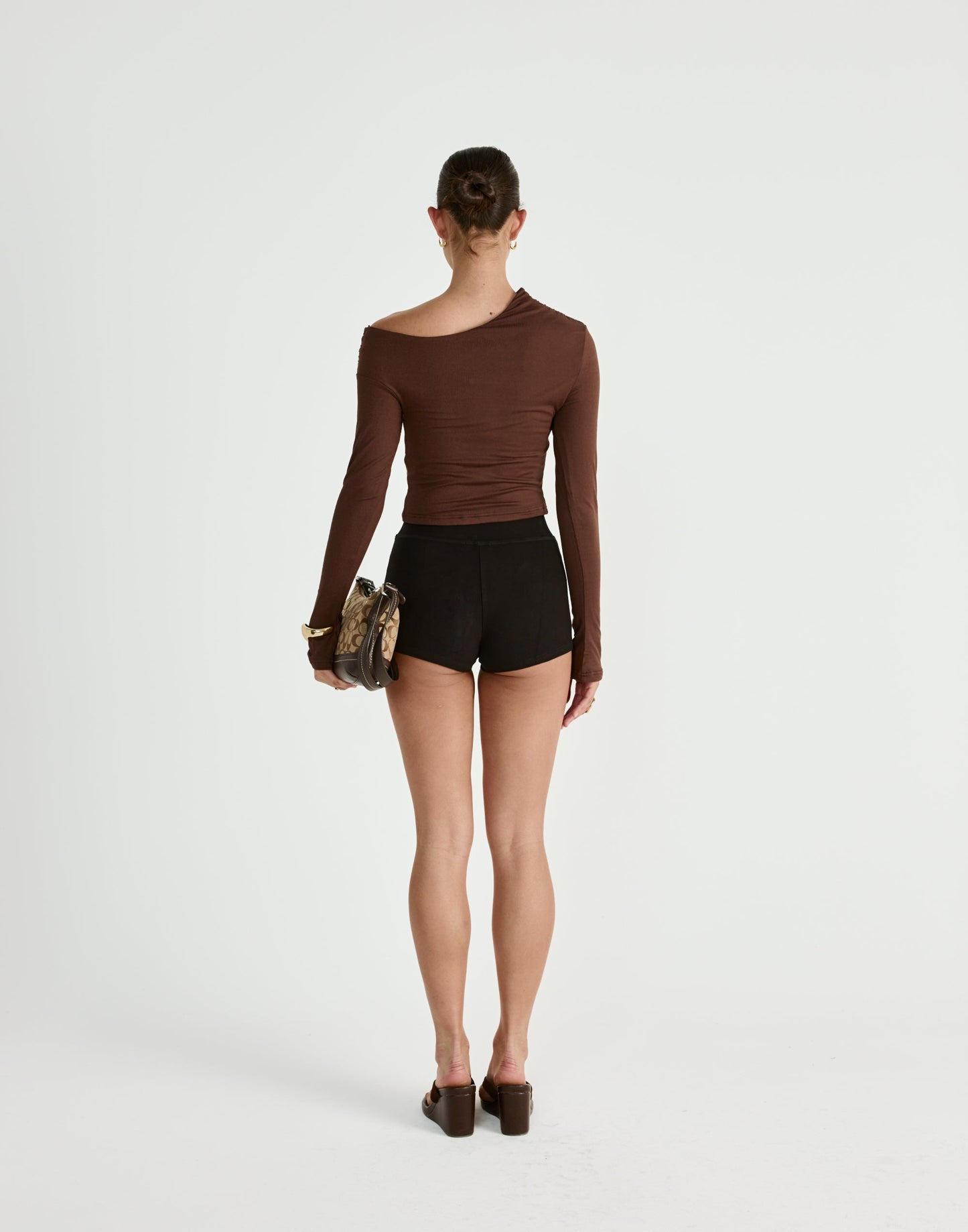 Ozias Long Sleeve Top (Chocolate)