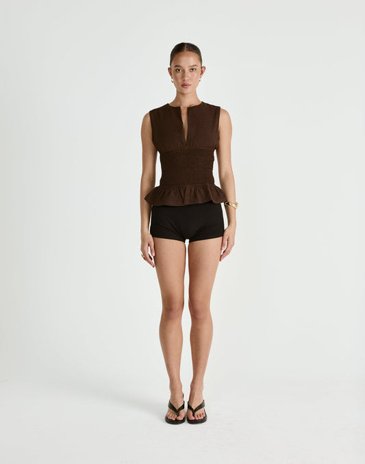 Susan Top (Chocolate)