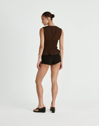 Susan Top (Chocolate)