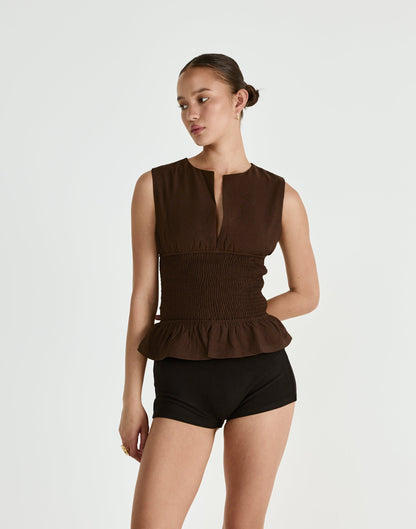 Susan Top (Chocolate)