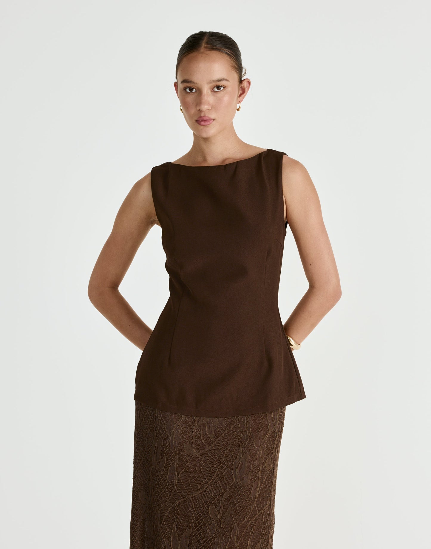 Sita Maxi Skirt (Chocolate)