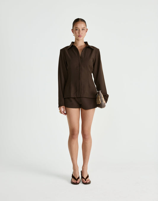 Mariella Top (Chocolate)