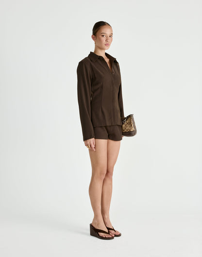 Mariella Top (Chocolate)