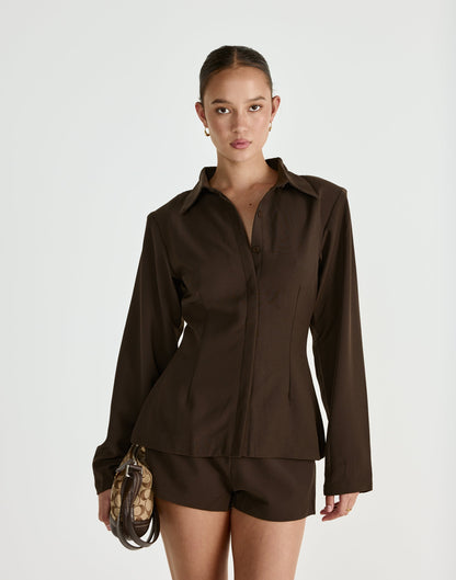 Mariella Top (Chocolate)