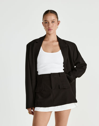 Scarlette Mini Skirt (Black)