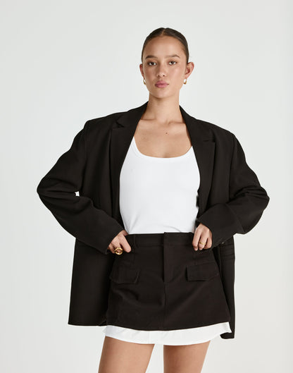 Scarlette Mini Skirt (Black)