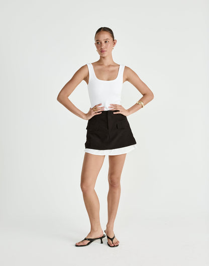 Scarlette Mini Skirt (Black)