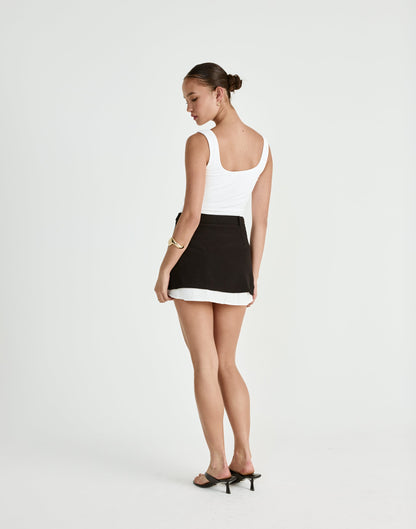 Scarlette Mini Skirt (Black)