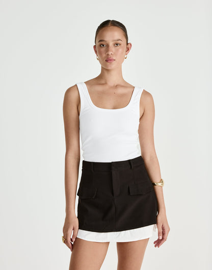 Scarlette Mini Skirt (Black)