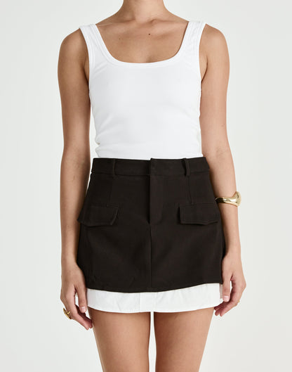 Scarlette Mini Skirt (Black)