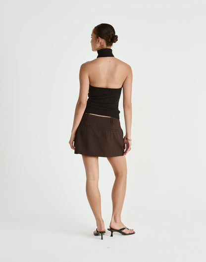 Lupe Skort (Chocolate)