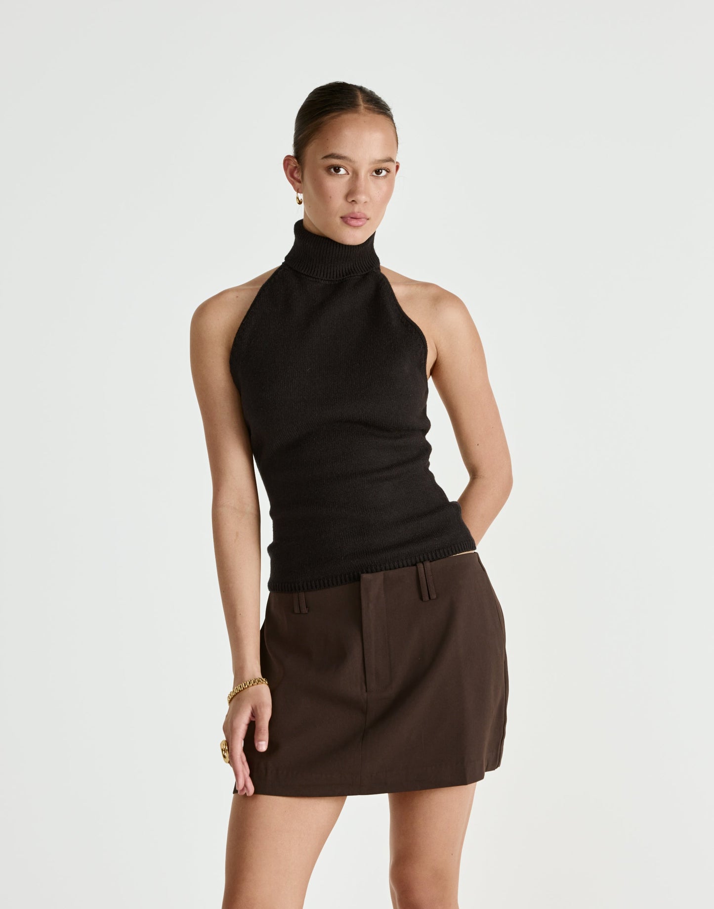 Lupe Skort (Chocolate)