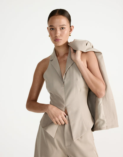 Abbott Vest (Pebble)